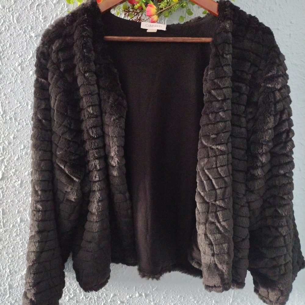 Black Faux Fur Jacket